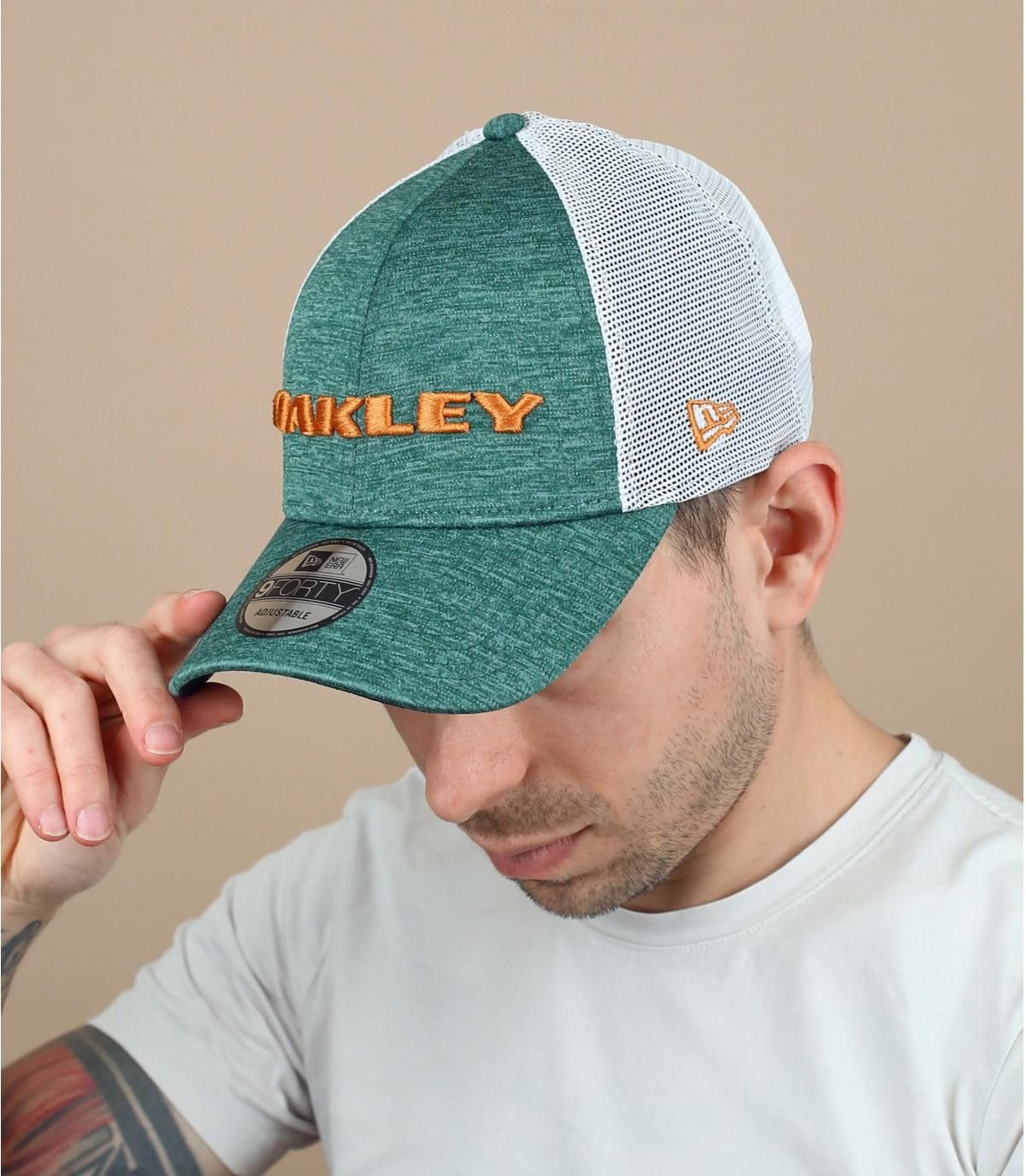 casquette trucker Oakley vert Heather New Era bayberry